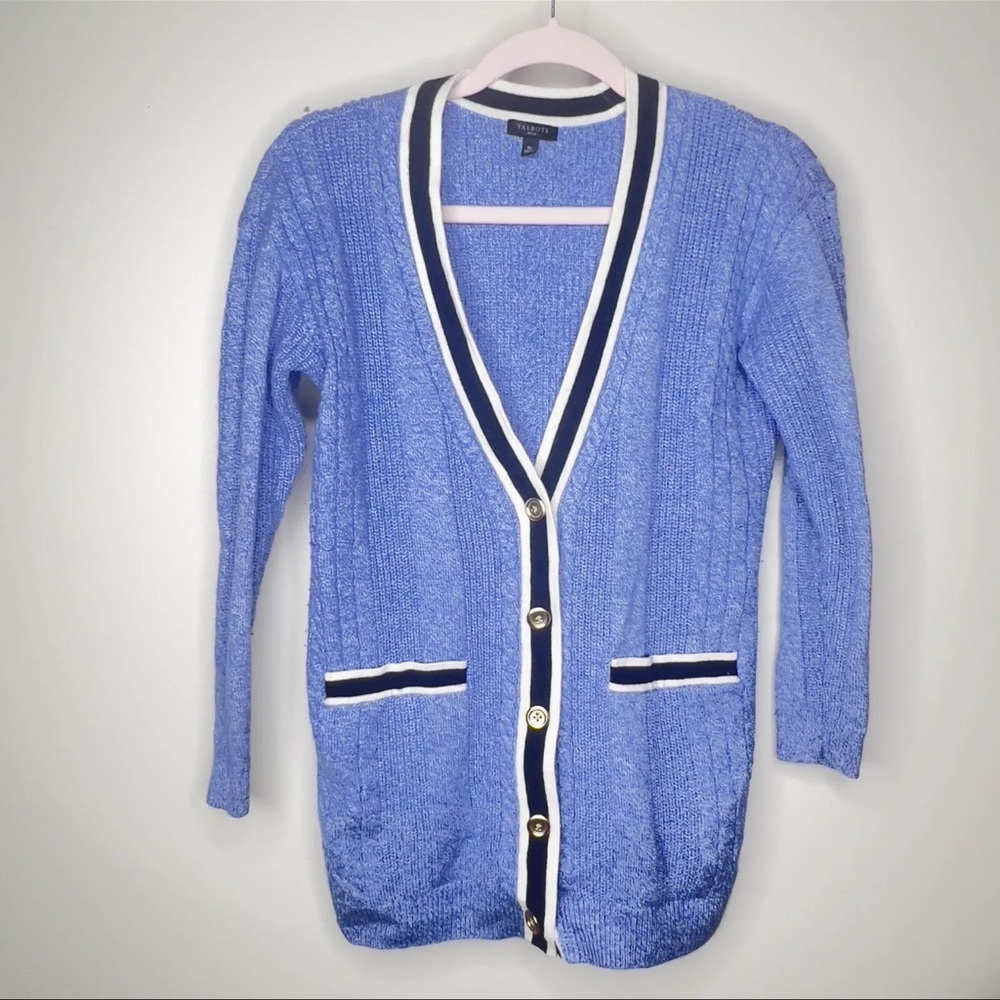 Talbots Cable Knit Cardigan Size Small Petite